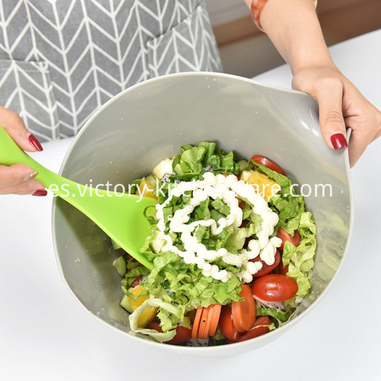 Cesta de desagüe para frutas y verduras de doble capa Double Layer vegetable Fruit washing draining basket